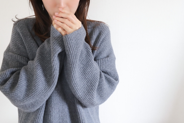冷え性の女性